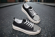 Load image into Gallery viewer, Women’s Plus Size White Sneakers – Chunky Sole Casual Everyday Shoes