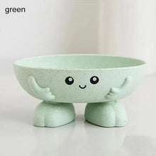 Load image into Gallery viewer, Eco-friendly 1Pcs Soap Box Non-slip Soap Dish Bathroom Supplies Soap Holder Cartoon Shape Soap Holder Cute Soap Dish for Kids Children Creative Lovely Bar Soap Tray Counter for Shower Bathroom Kitchen Countertop