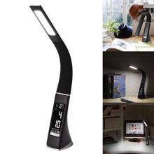 Load image into Gallery viewer, Eco-friendly LED Desk Lamp Multifunction Dimmable Reading Lamp With Calendar Temperature Alarm Clock for Office Bedroom Dorm Decorative Table Lamp Cute Study Lamps for Bedroom Décor