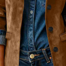 Load image into Gallery viewer, Plus Size Women's Solid Color Blazer Jacket