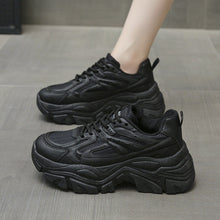 Load image into Gallery viewer, Thick-Bottom Breathable White Shoes for Women — Stylish & Cushioned