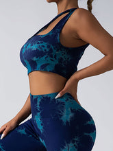 Load image into Gallery viewer, Seamless One-Shoulder Bra & Scrunch Leggings Set - High Waisted Yoga Pants