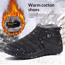 Load image into Gallery viewer, Women’s Warm Padded Lightweight Cotton Boots – Cozy Winter Non-Slip Outdoor Ankle Boots