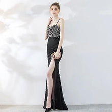 Load image into Gallery viewer, One-shoulder Banquet Temperament Mermaid Dress Suspenders