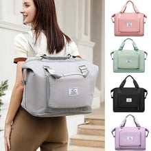 Load image into Gallery viewer, Folding Travel Bags For Backpack Handbag Sholder Bag Gym Fitness Weekender Overnight Women