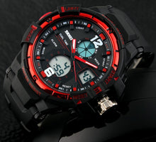 Load image into Gallery viewer, Fashion Digital Army Military Watch Mens Sports Wristwatch Shock Resist Clock Quartz Watch Waterproof 50M