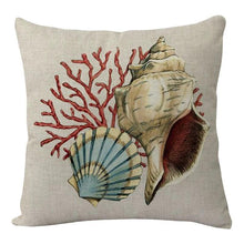Load image into Gallery viewer, Mandotos Sea Turtle Printed Cushion Covers Linen Throw Pillow Cases For Home Decor Sofa Chair