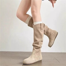 Load image into Gallery viewer, 🖤 Creeper Knight Flat Heel Cowboy Boots for Women