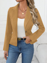 Load image into Gallery viewer, Women's Slim Fit Solid Color Blazer – French Style Long Sleeve Jacket