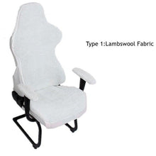 Load image into Gallery viewer, Elastic Chair Armrest Pads Chair Cover Warm Computer Chair Covers For Office Slipcover For Gaming Armchair Washable Spandex Kitchen Chair Covers for Dining Room Christmas Decoration Holiday Party