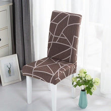 Load image into Gallery viewer, Elastic Chair Covers Spandex Dining Room Stretch Seat Cover Chair Protective Case for Restaurant Universal Removable Washable Soft Spandex High Back Large Chair Cover Slipcover for Dining Room Kitchen Hotel Table Banquet