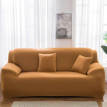 Load image into Gallery viewer, Elastic Solid Color Sofa Cover Spandex Modern All-inclusive Sofa SlipCover for living Room Stretch Couch Covers 1/2/3/4 Seater Sofa Cover Furniture Protector Couch Soft with Elastic Bottom Anti-Slip Foam Kids