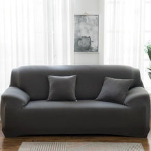 Load image into Gallery viewer, Elastic Solid Color Sofa Cover Spandex Modern All-inclusive Sofa SlipCover for living Room Stretch Couch Covers 1/2/3/4 Seater Sofa Cover Furniture Protector Couch Soft with Elastic Bottom Anti-Slip Foam Kids