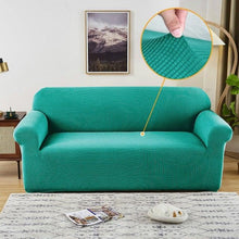 Load image into Gallery viewer, Elastic Waterproof Sofa Cover Plain Color Stretch Sofa Covers for Living Room Slipcover Couch Cover Furniture Protector Sofa Covers Non Slip Sofa Slipcovers with Elastic Hem Living Room Furniture Protector