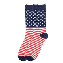 Load image into Gallery viewer, Election Spoof Funny President Donald Trump Socks With 3D Fake Hair Funny Crew Socks Unisex Compression Socks Streetwear Hip Hop Style Socks For Men And Women