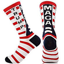 Load image into Gallery viewer, Election Spoof Funny President Donald Trump Socks With 3D Fake Hair Funny Crew Socks Unisex Compression Socks Streetwear Hip Hop Style Socks For Men And Women