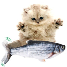 Load image into Gallery viewer, Electric Cat Toy 3D Fish USB Charging Simulation Fish Cat Toys for Cats Pet Toy cat supplies Pet Catnip Toy Moving Cat Kicker Fish Realistic Plush Electric Wagging Fish Motion Kitten Toy Funny Interactive Fish Cat Toys for Cat Exercise