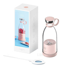 Load image into Gallery viewer, Electric Portable Blender Juice Glass Bottle Fresh Fruit Juicer USB Multifunction Food Strawberry Citrus Milkshake Mixers Maker Mini Electric Portable Blender Juicer Cup USB Rechargeable Juicer Multi-Functional Small Mixer