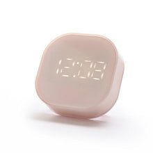 Load image into Gallery viewer, Electronic Square Silent Bedside Alarm Clock Intelligent Temperature Sensing Magnetic Attraction Desk Clock Mini Battery Operated Alarm Clock Home Decor