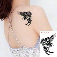 Load image into Gallery viewer, Elegant Black Music Notes Waterproof Sticker Tattoos Temporary Chest Shoulder Tattoos For Men Women