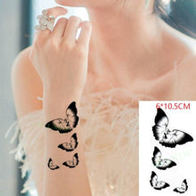 Load image into Gallery viewer, Elegant Black Music Notes Waterproof Sticker Tattoos Temporary Chest Shoulder Tattoos For Men Women