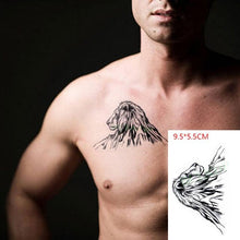 Load image into Gallery viewer, Elegant Black Music Notes Waterproof Sticker Tattoos Temporary Chest Shoulder Tattoos For Men Women