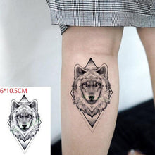 Load image into Gallery viewer, Elegant Black Waterproof Temporary Tattoo Stickers Moon Hill Modern Body Art Stickers Hand Foot High Quality For Womens