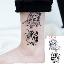 Load image into Gallery viewer, Elegant Black Waterproof Temporary Tattoo Stickers Moon Hill Modern Body Art Stickers Hand Foot High Quality For Womens