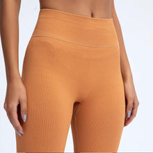Load image into Gallery viewer, Elegant Blue Yoga Pants High Waisted Gym Leggings Yoga Leggings Seamless Gym Push Up Workout Stretch Fitness Sweatpants Ultra Soft Leggings Tight Sport Women Fitness Seamless Female Legging Tummy Control Running Pants For Training