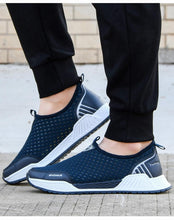 Load image into Gallery viewer, Elegant Breathable Casual Mens Sneakers Comfortable Walking Man Trendy Slip On Walking Shoes Non Slip Running Shoes Lightweight Breathable Mesh Fashion Sneakers