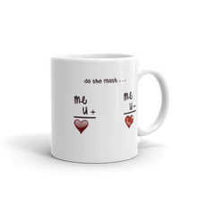 Load image into Gallery viewer, Elegant Ceramic Mug Cup " Lets Do Math's " Cute Novelty Mug Cup Tea Cup Valentine's Day Mug Funny Coffee Mug Gift for Lovers Valentines Day for Husband, Boyfriend, Wife, Girlfriend, Cute Gifts for Loved Ones