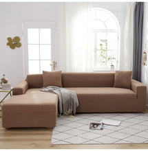 Load image into Gallery viewer, Elegant Elastic Sofa Covers Set for Living Room Chaise Lounge L Shape Corner Stretch Couch Armchair Slipcover Furniture Protector Shaped Sofa Cover Sectional Couch Cover for Living Room Fabric Chaise Lounge Slipcover