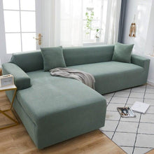 Load image into Gallery viewer, Elegant Elastic Sofa Covers Set for Living Room Chaise Lounge L Shape Corner Stretch Couch Armchair Slipcover Furniture Protector Shaped Sofa Cover Sectional Couch Cover for Living Room Fabric Chaise Lounge Slipcover