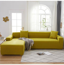 Load image into Gallery viewer, Elegant Elastic Sofa Covers Set for Living Room Chaise Lounge L Shape Corner Stretch Couch Armchair Slipcover Furniture Protector Shaped Sofa Cover Sectional Couch Cover for Living Room Fabric Chaise Lounge Slipcover