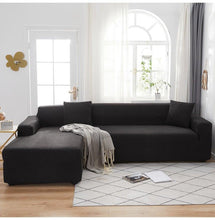 Load image into Gallery viewer, Elegant Elastic Sofa Covers Set for Living Room Chaise Lounge L Shape Corner Stretch Couch Armchair Slipcover Furniture Protector Shaped Sofa Cover Sectional Couch Cover for Living Room Fabric Chaise Lounge Slipcover