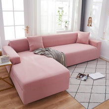 Load image into Gallery viewer, Elegant Elastic Sofa Covers Set for Living Room Chaise Lounge L Shape Corner Stretch Couch Armchair Slipcover Furniture Protector Shaped Sofa Cover Sectional Couch Cover for Living Room Fabric Chaise Lounge Slipcover