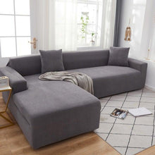 Load image into Gallery viewer, Elegant Elastic Sofa Covers Set for Living Room Chaise Lounge L Shape Corner Stretch Couch Armchair Slipcover Furniture Protector Shaped Sofa Cover Sectional Couch Cover for Living Room Fabric Chaise Lounge Slipcover