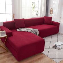 Load image into Gallery viewer, Elegant Elastic Sofa Covers Set for Living Room Chaise Lounge L Shape Corner Stretch Couch Armchair Slipcover Furniture Protector Shaped Sofa Cover Sectional Couch Cover for Living Room Fabric Chaise Lounge Slipcover