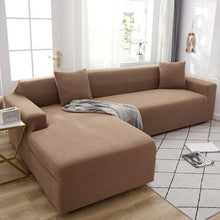 Load image into Gallery viewer, Elegant Elastic Sofa Covers Set for Living Room Chaise Lounge L Shape Corner Stretch Couch Armchair Slipcover Furniture Protector Shaped Sofa Cover Sectional Couch Cover for Living Room Fabric Chaise Lounge Slipcover