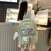 Load image into Gallery viewer, Elegant Female Backpack For Teenager Girls And Women Cute Fashionable Book Schoolbag And Laptop Bag
