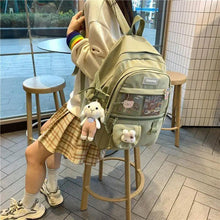 Load image into Gallery viewer, Elegant Female Backpack For Teenager Girls And Women Cute Fashionable Book Schoolbag And Laptop Bag
