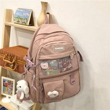 Load image into Gallery viewer, Elegant Female Backpack For Teenager Girls And Women Cute Fashionable Book Schoolbag And Laptop Bag