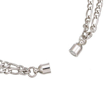 Load image into Gallery viewer, Elegant Heart Shaped Magnet Bracelet For Couples Stainless Steel Magnetic Couple Bracelets Long Distance Touch Bracelets Magnetic Heart Matching Bracelets Stainless Steel Adjustable Chain Bracelet Set Gift