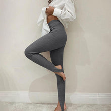 Load image into Gallery viewer, Elegant High Waist Cotton Fitness Basic Pants Casual Spring New Female Skinny Leggings Women Seamless Fitness Leggings Women Seamless Push Up Leggings Workout Pants Breathable Pants