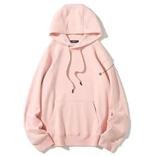 Load image into Gallery viewer, Elegant Hoodie Women High Quality Cotton Hoodies Sweatshirts Thick Fleece Winter Autumn Oversized Warm Hooded Sweatshirt Woman Men's Fleece Hoodies Hip Hop Solid Color Style Autumn Hooded Sweatshirts