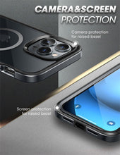 Load image into Gallery viewer, Elegant iPhone 14 Pro Max Case 6.7" Strong Edges Slim Frame Clear Protective Case with Built-in Screen Protector Compatible Shockproof Thin Clear Case Luxury Case For Smartphone