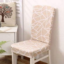 Load image into Gallery viewer, Elegant Kitchen Chair Covers Stretch Seat Covers For Chairs Slipcover Chair house chaise Furniture Covers Gray Chair cover Washable Anti dust Seat Slipcover Protector for Hotel Office Ceremony Banquet Wedding Party