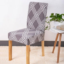 Load image into Gallery viewer, Elegant Kitchen Chair Covers Stretch Seat Covers For Chairs Slipcover Chair house chaise Furniture Covers Gray Chair cover Washable Anti dust Seat Slipcover Protector for Hotel Office Ceremony Banquet Wedding Party