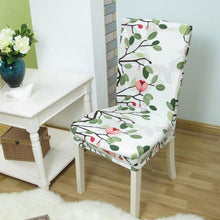 Load image into Gallery viewer, Elegant Kitchen Chair Covers Stretch Seat Covers For Chairs Slipcover Chair house chaise Furniture Covers Gray Chair cover Washable Anti dust Seat Slipcover Protector for Hotel Office Ceremony Banquet Wedding Party