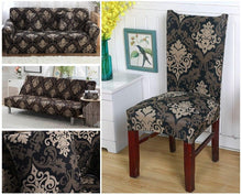 Load image into Gallery viewer, Elegant Kitchen Chair Covers Stretch Seat Covers For Chairs Slipcover Chair house chaise Furniture Covers Gray Chair cover Washable Anti dust Seat Slipcover Protector for Hotel Office Ceremony Banquet Wedding Party